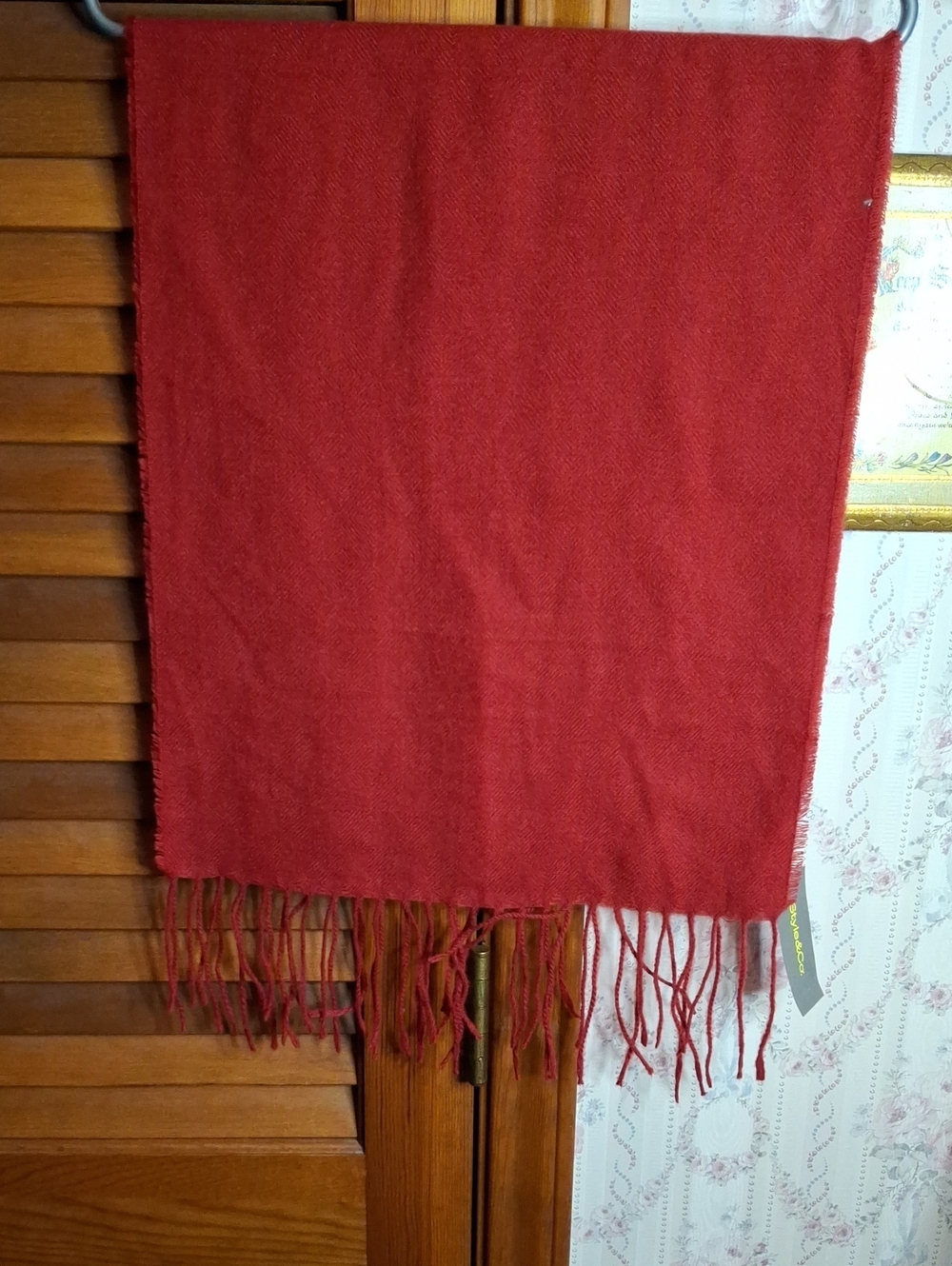 Style & Co Brick Red Scarf NWT